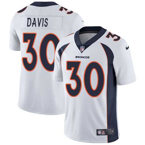 Nike Denver Broncos #30 Terrell Davis White NFL Vapor Untouchable Limited Jersey,We sell and wholesale Nike Denver Broncos #30 Terrell Davis White NFL Vapor Untouchable Limited Jersey on line form chian!
